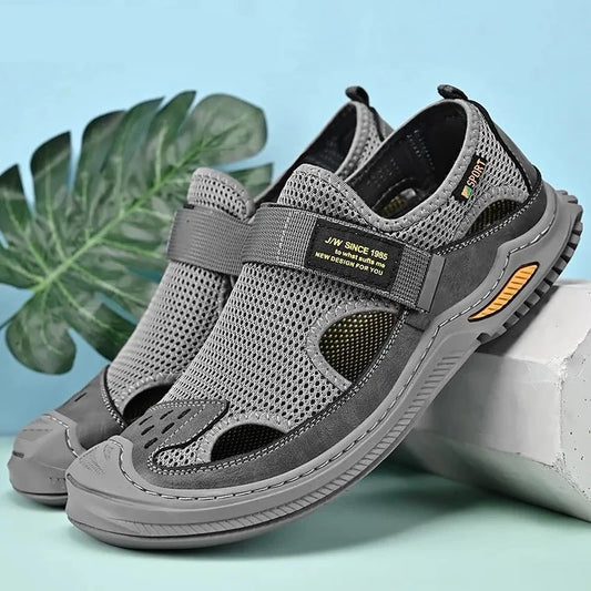 Man Breathable Platform Sandals