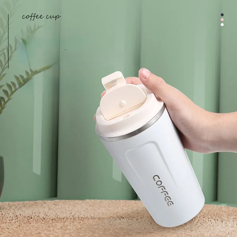 350ml/500ml Stainless Steel Thermal Coffee Cup