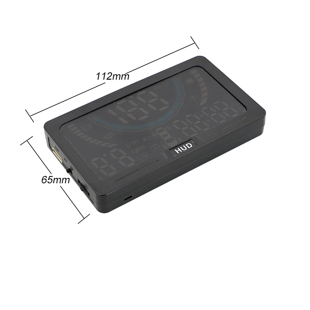 HUD OBD2 Gauge Windshield Projector Speedometer