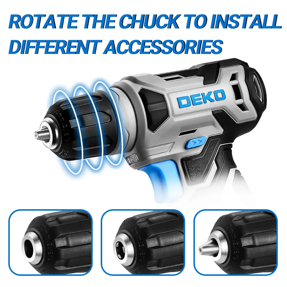 8V Cordless Drill Set