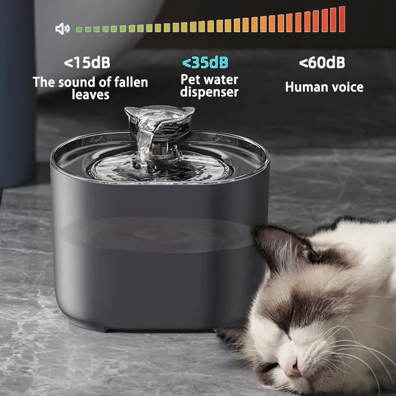 Auto Filter USB Electric Cat Water Fountain