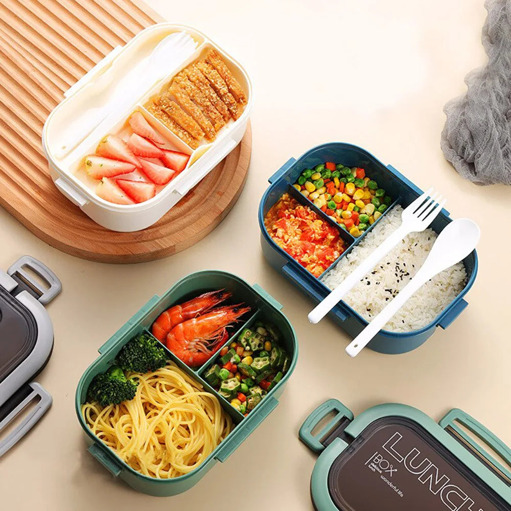 2 Layers Portable Student Heated Lunch Box