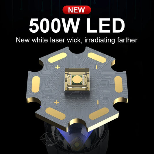 Rechargeable Most Powerful LED Flashlight