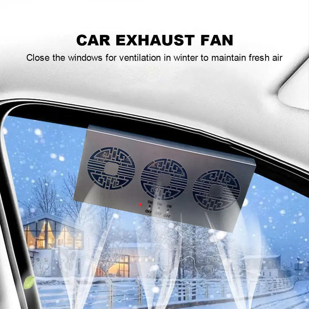Automatic Solar Car Fan