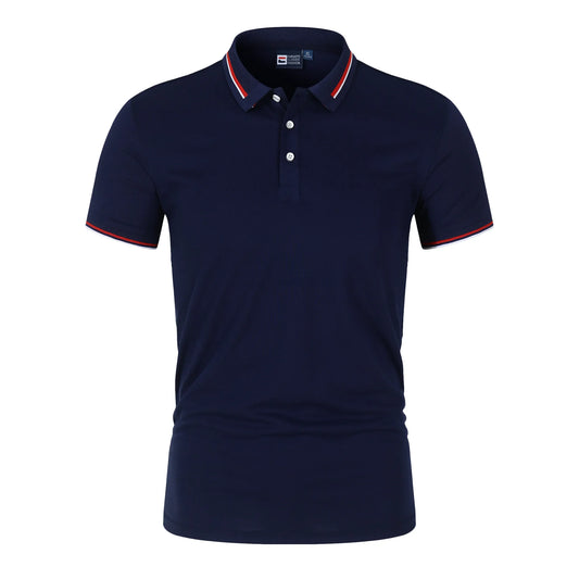 Men's Cotton Casual Polo Shirt