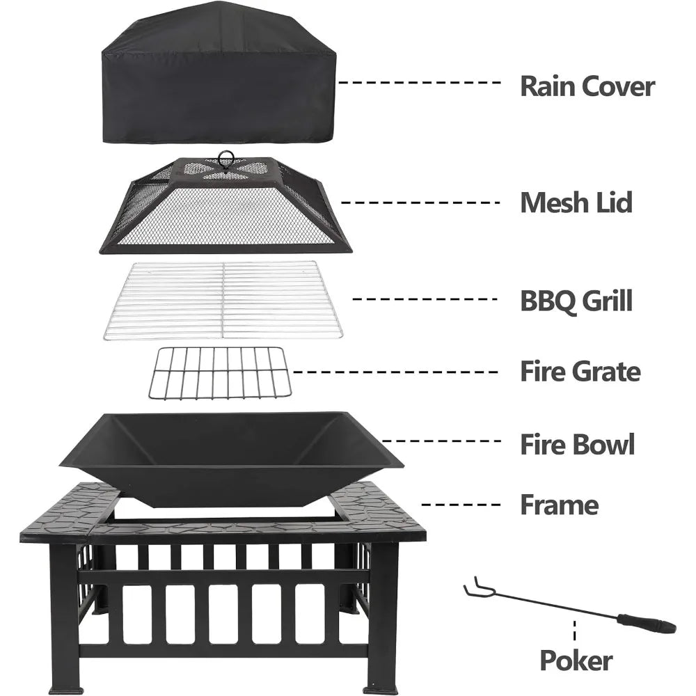 Wood Burning Firepit Stove