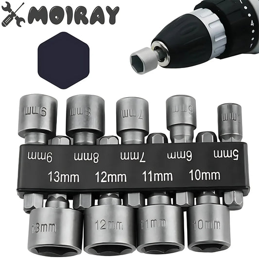 5-13mm Hexagonal Shank Hex Nut Socket Set