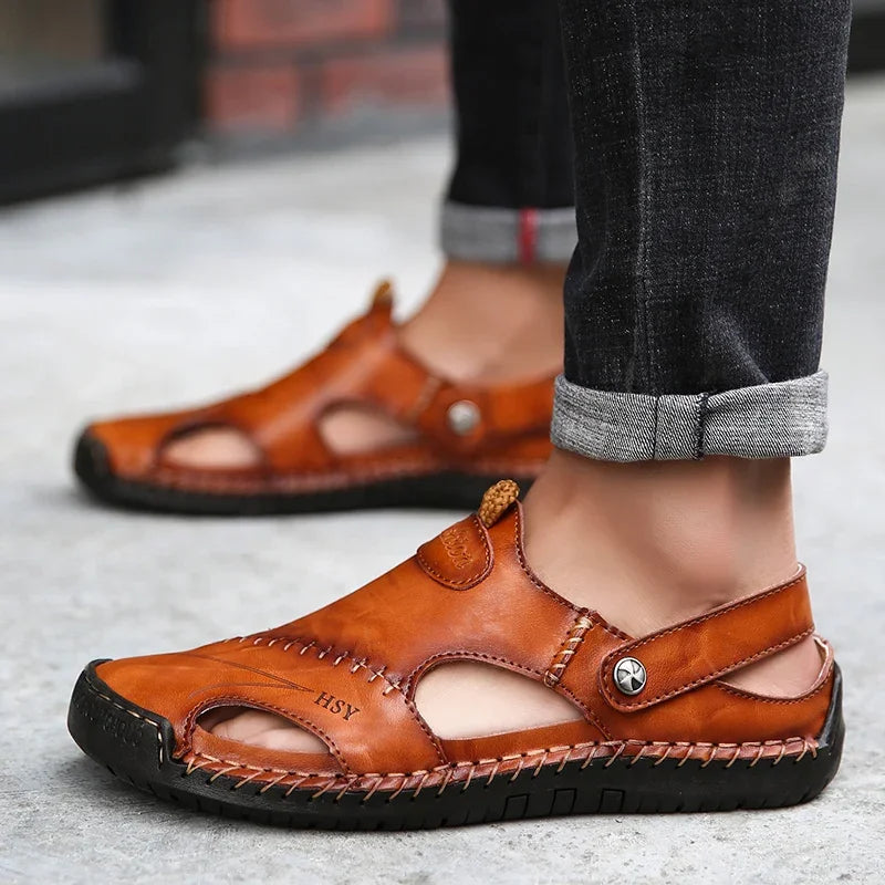 Men's Genuine Leather Sandals