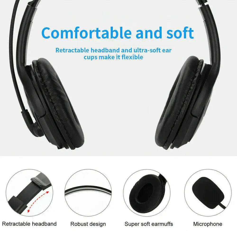 USB Noise Cancelling Gaming Headset