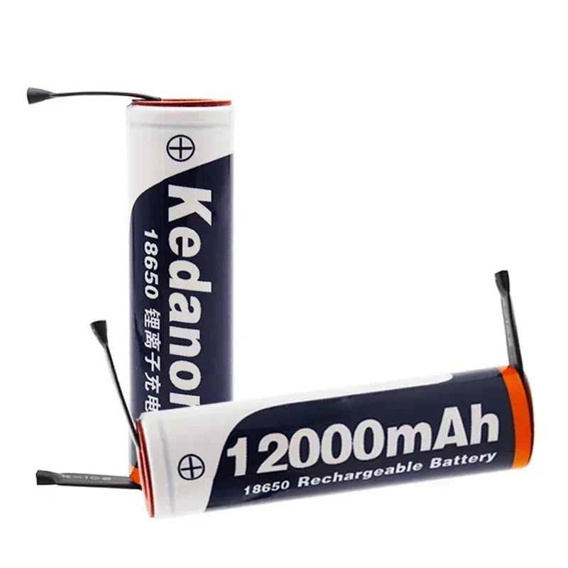 18650 rechargeable battery 3.7 V18650 12000 mAh capacity