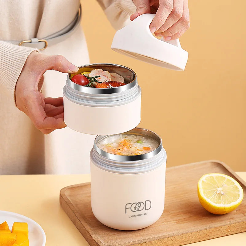 Stainless Steel Insulated Lunch Bag Food Warmer