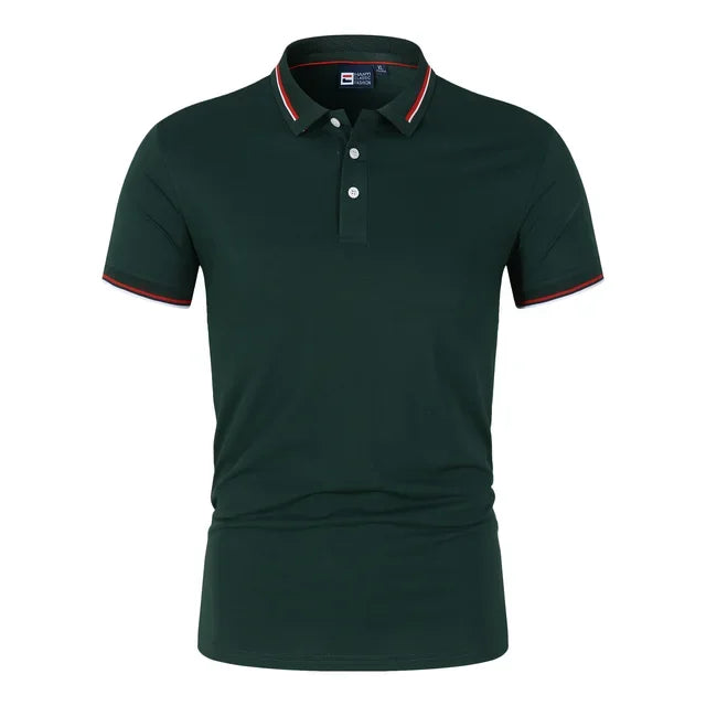Men's Cotton Casual Polo Shirt