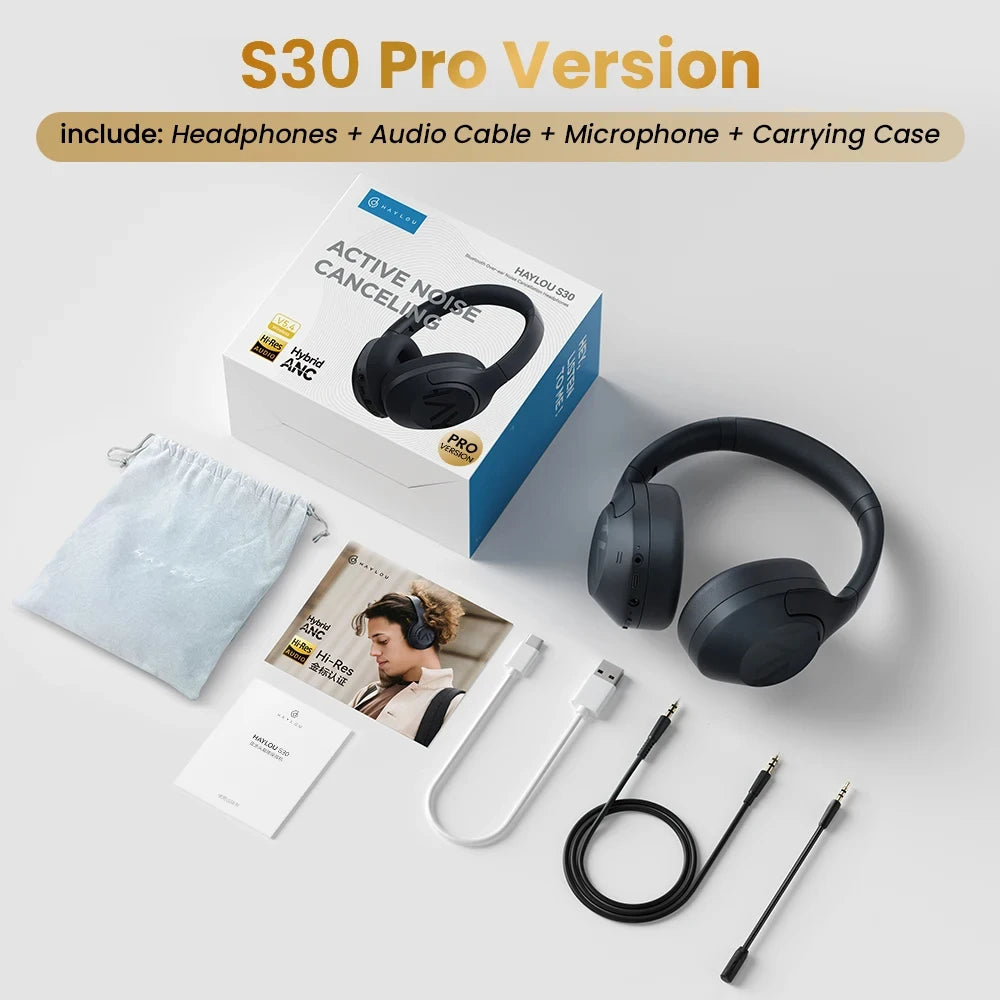 S30 Hybrid Technology Bluetooth 5.4 Headphones