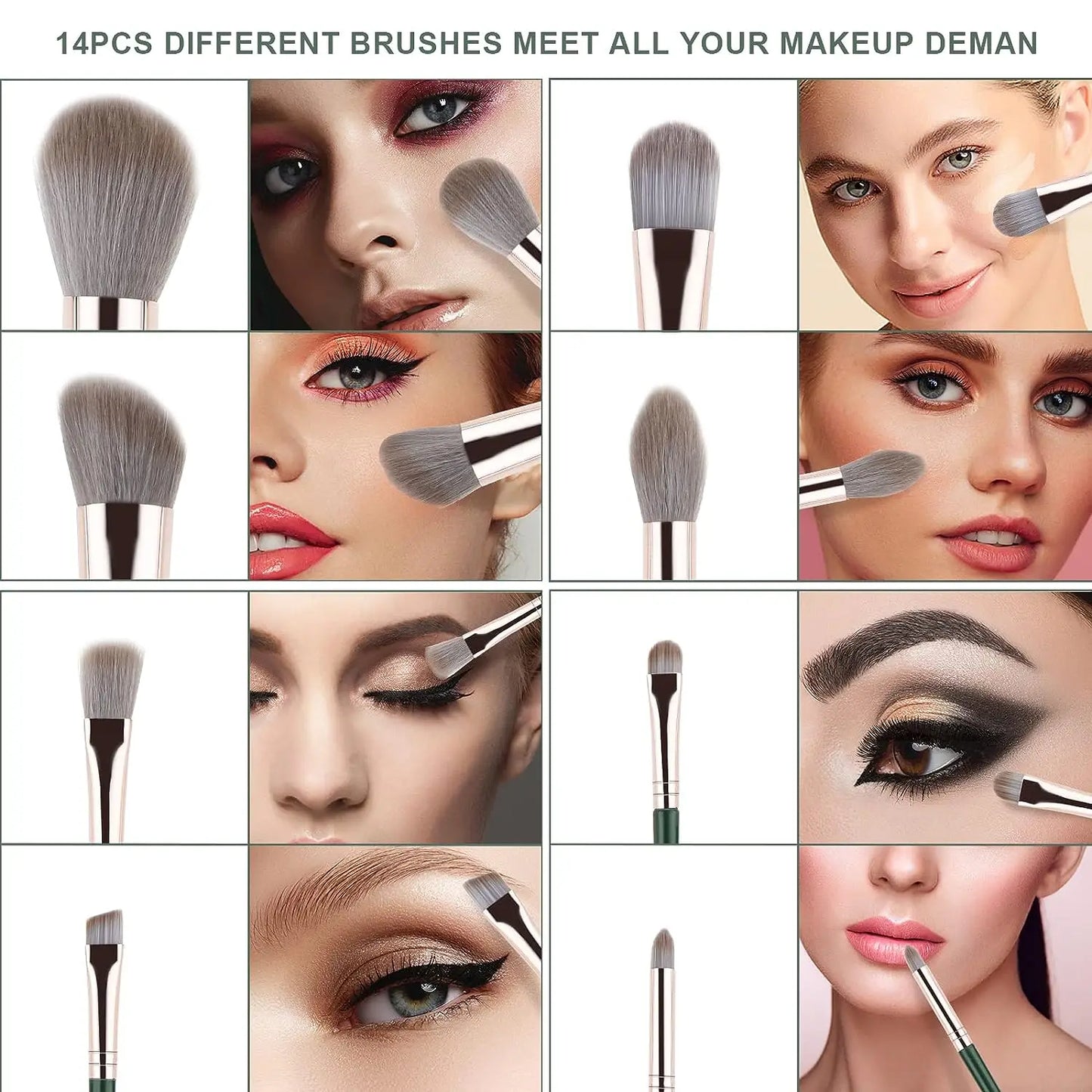 Soft Fluffy Makeup Brushes