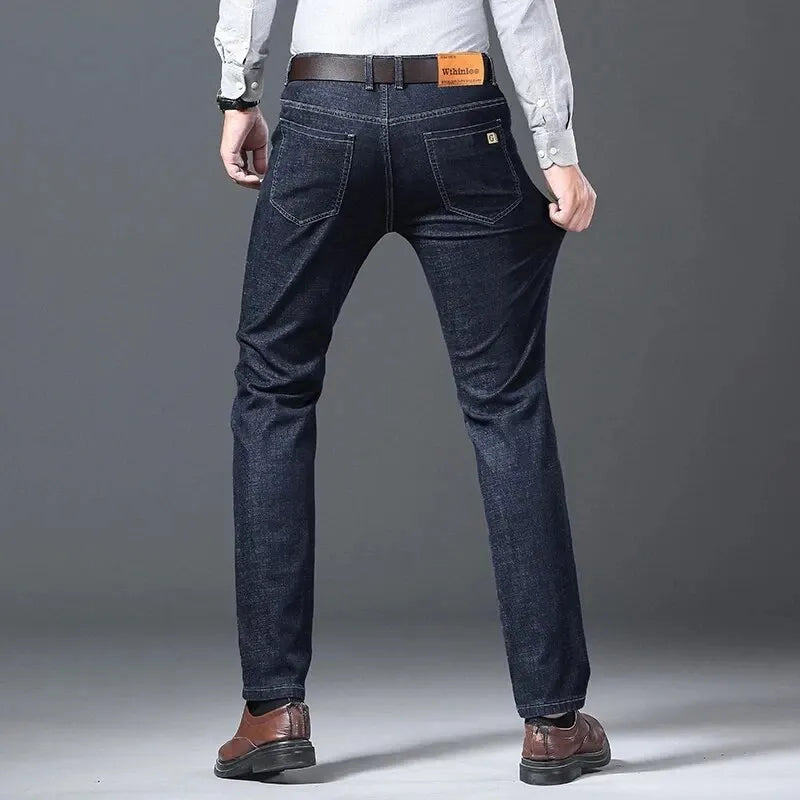 Men Spring and Autumn Denim Jeans