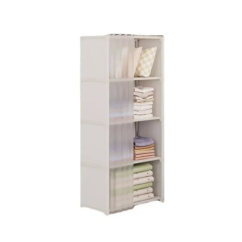 Folding Plastic Wardrobe Storage Cabinet Dresser