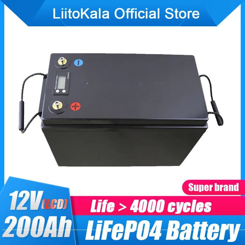 Voltage Display Lifepo4 Inverter Battery