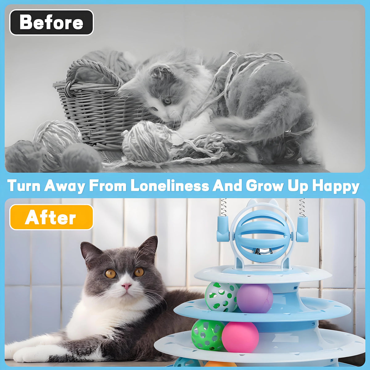 Interactive Puzzle Ball Cat Toy