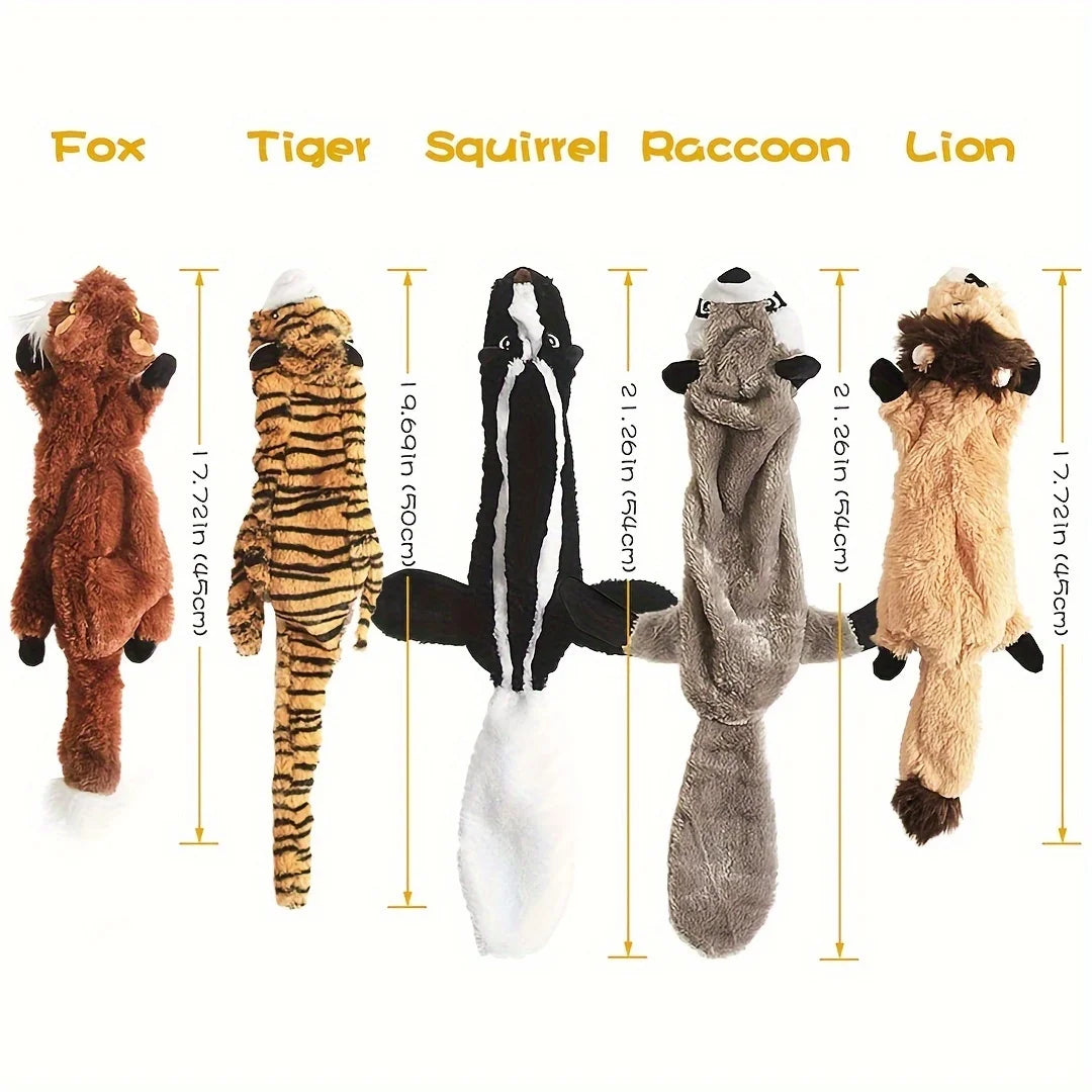 Squeaky Plush Cat Toy