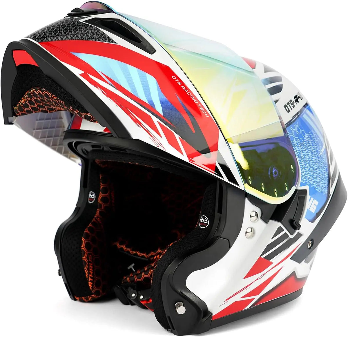 Modular LED Full Face Motorcycle Helmet