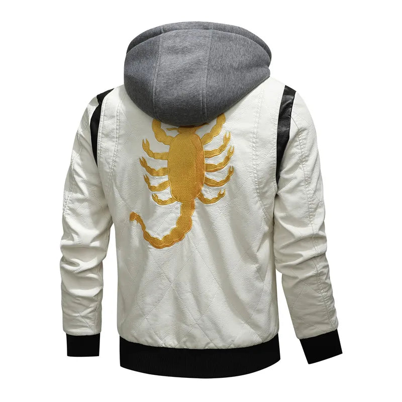 Motorcycle Bomber Leather Jacket