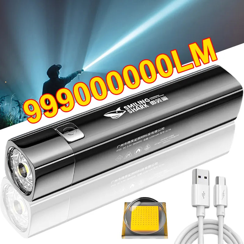 Super Bright LED Flashlight Power Bank