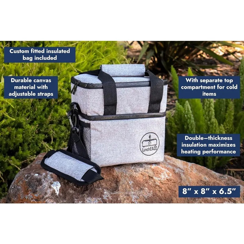 cordless, self heated electric lunch box