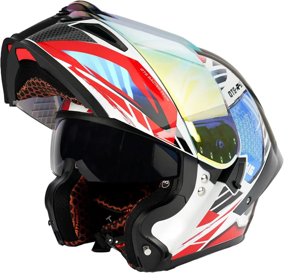Modular LED Full Face Motorcycle Helmet