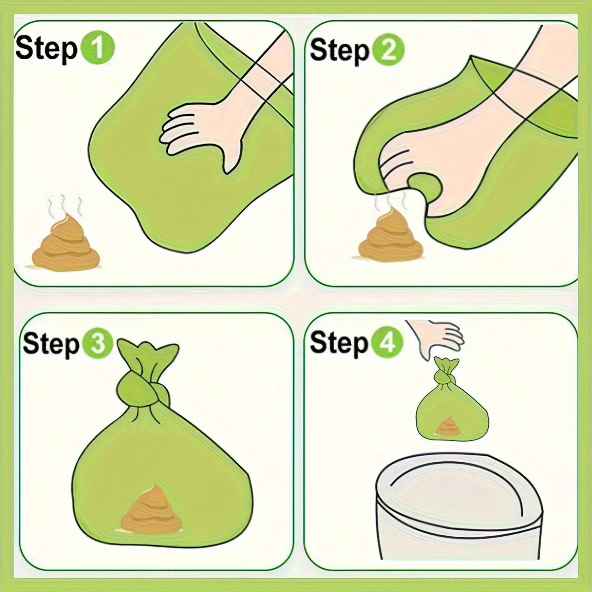 Biodegradable Dog Poop Bags, Extra Thick Leak Proof Waste Bags with printing, Eco-Friendly Dog Walking Essentials, Scented