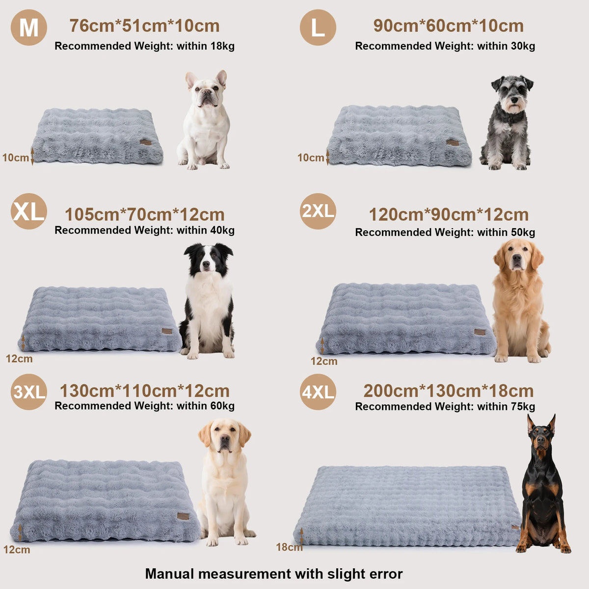 Fluffy Dog Crate Bed