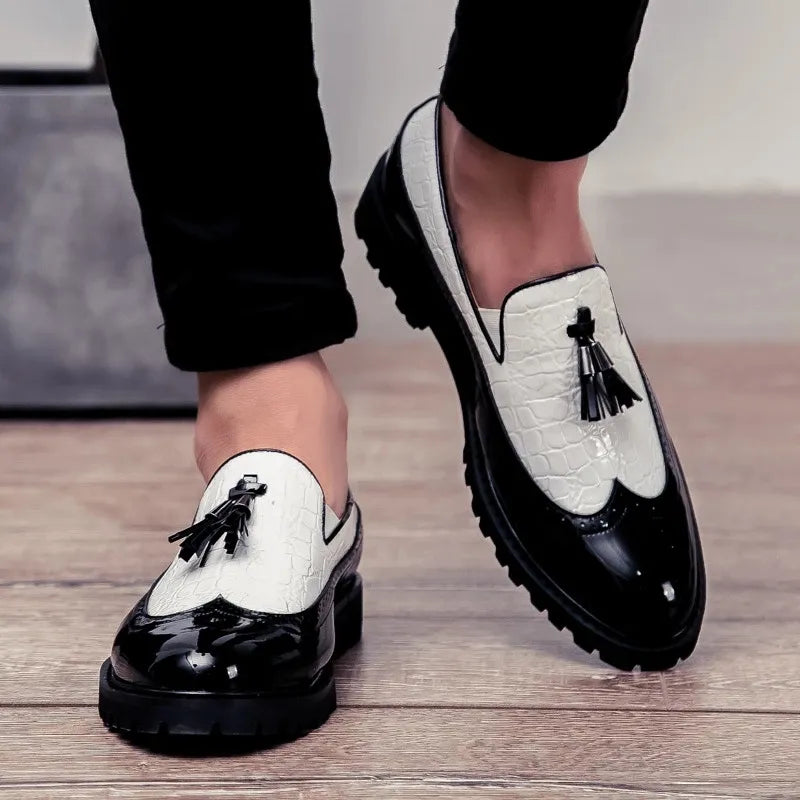 Men Casual Breathable Leather Loafers Shoes