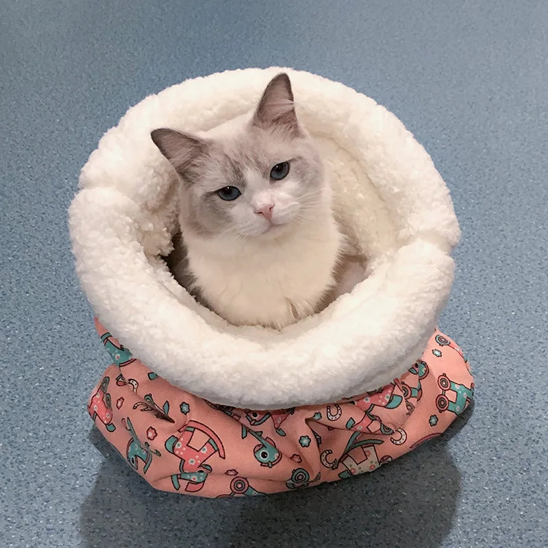 Cute Cat Purrfect Pod Sleeping Bag