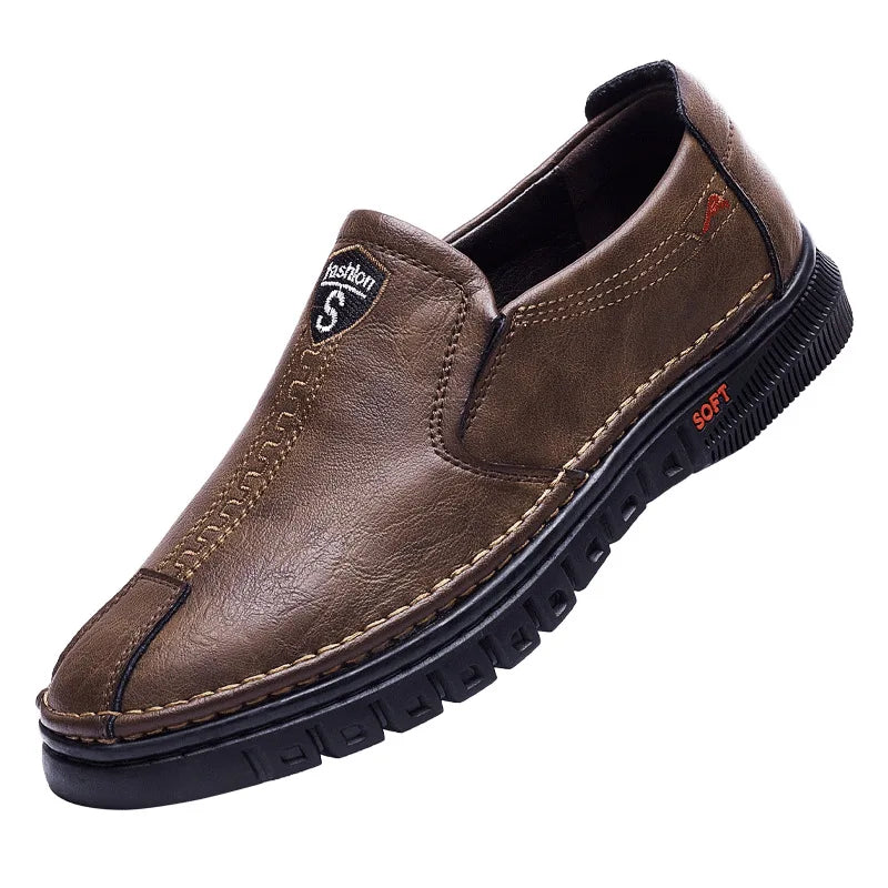 Genuine Leather Men Casual Shoes