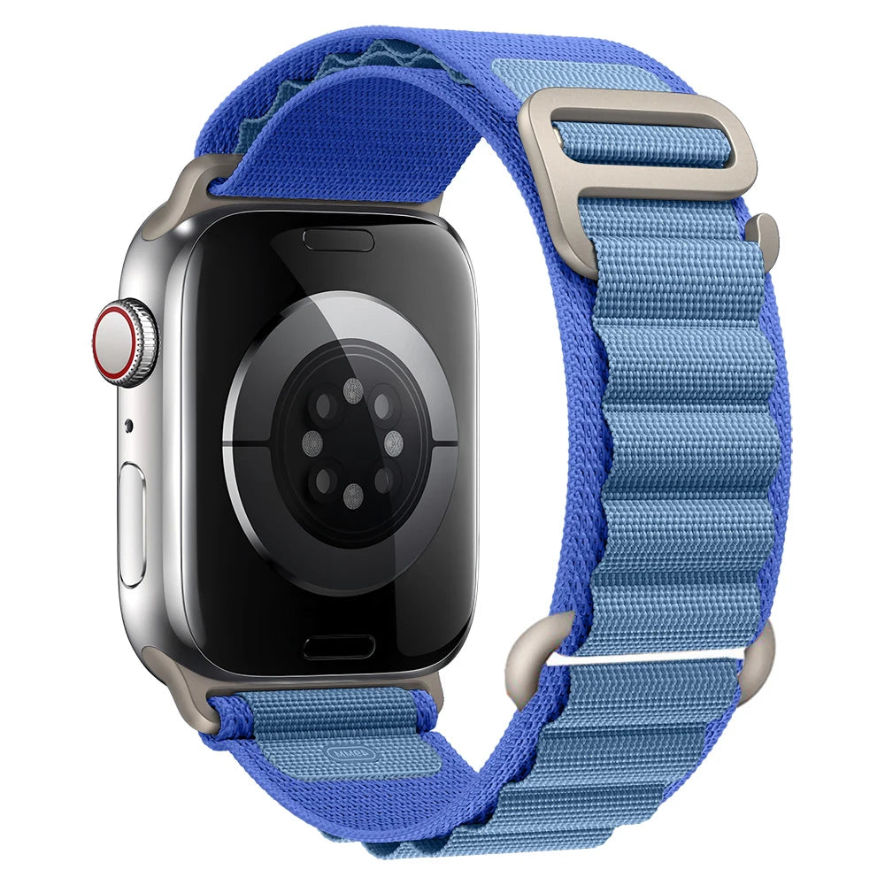 Straps for Apple watch Ultra 3 band 49mm 45mm 46mm 42mm 44mm 41 40mm Nylon Alpine bracelet correa iwatch Series 11 10 9 8 7 6 SE