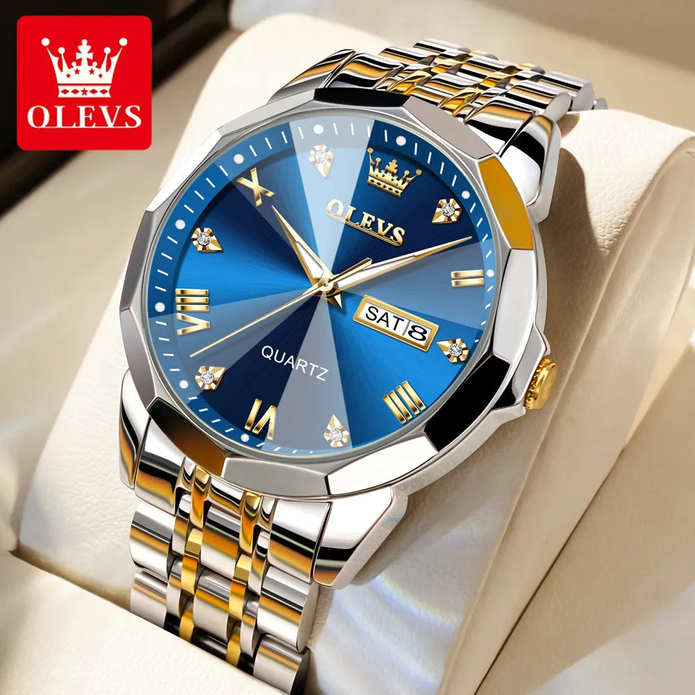 Men's Rhombus Mirror Original Quartz Watch