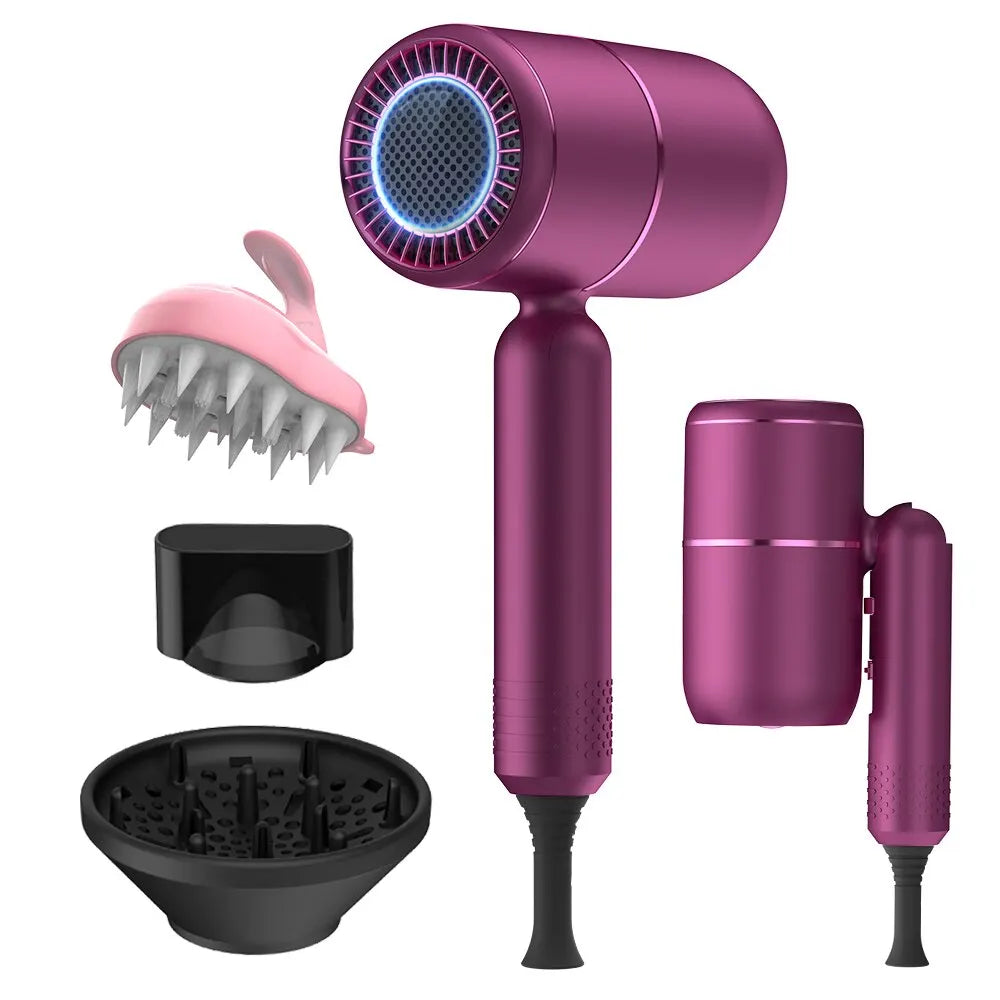 Portable Ionic Hair Dryer with Diffuser