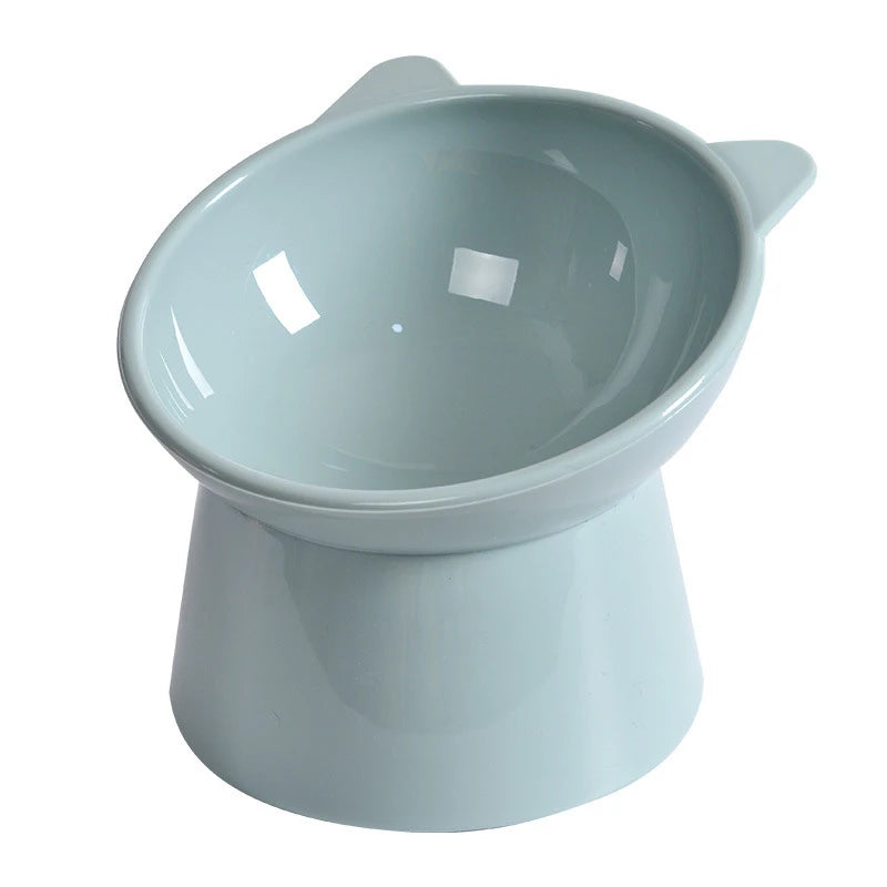45°Neck Protector Cat Pet Food Water Bowl