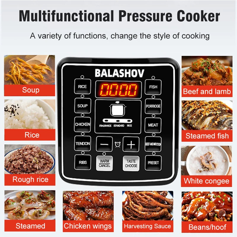 5L Multifunction Electric Pressure Cookers