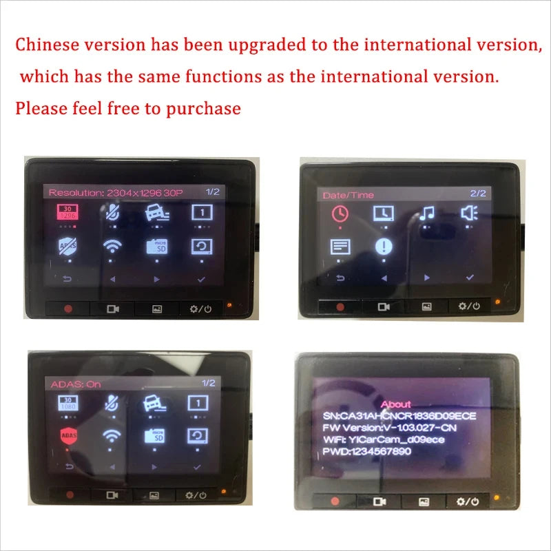 Smart Dash Cam For Car