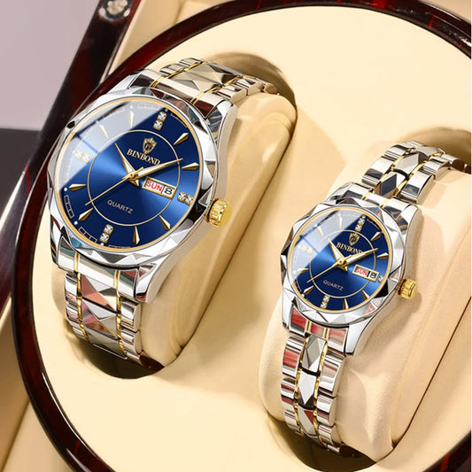 Luxury Women Gold Bracelet Wristwatch