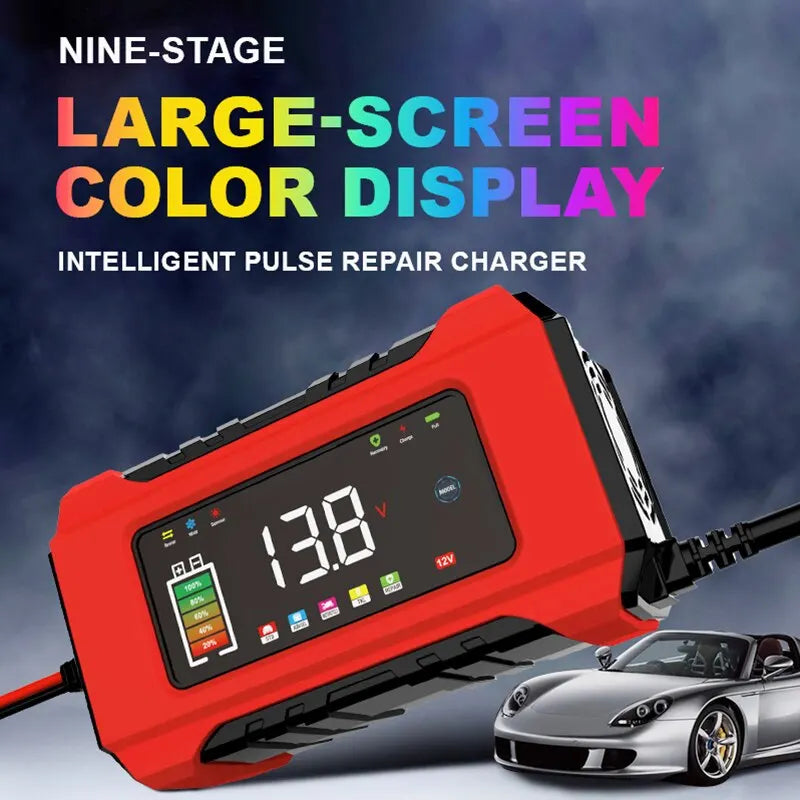 12V 6A Fully Automatic Car Battery Charger