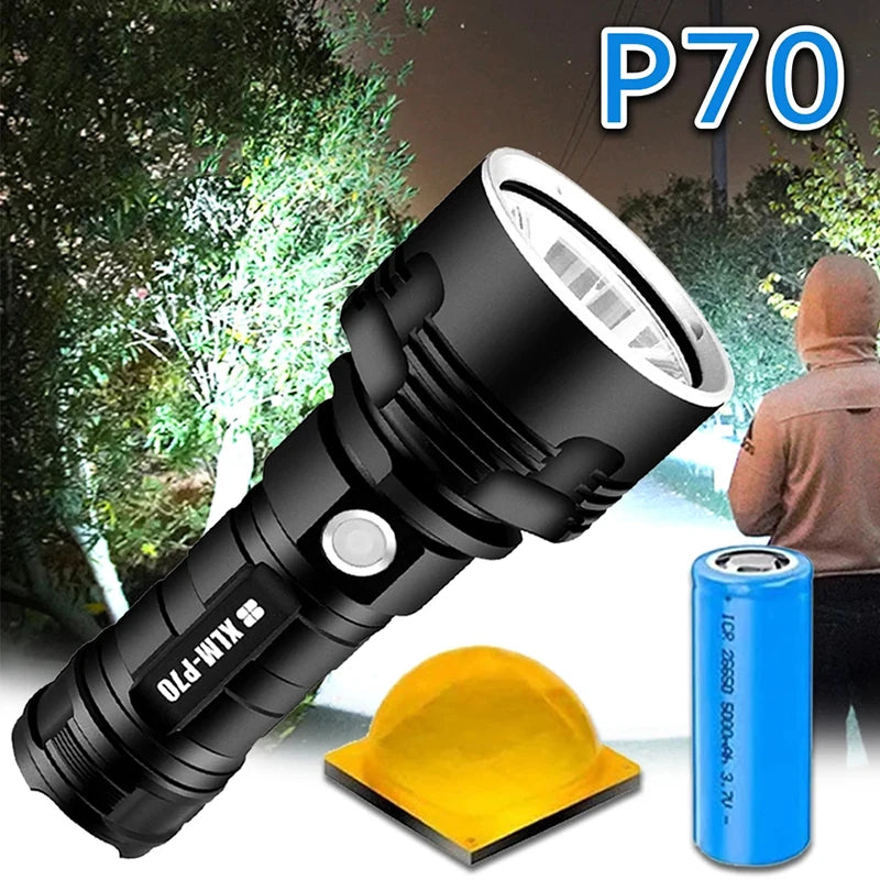 P70 Tactical Strong Flashlight