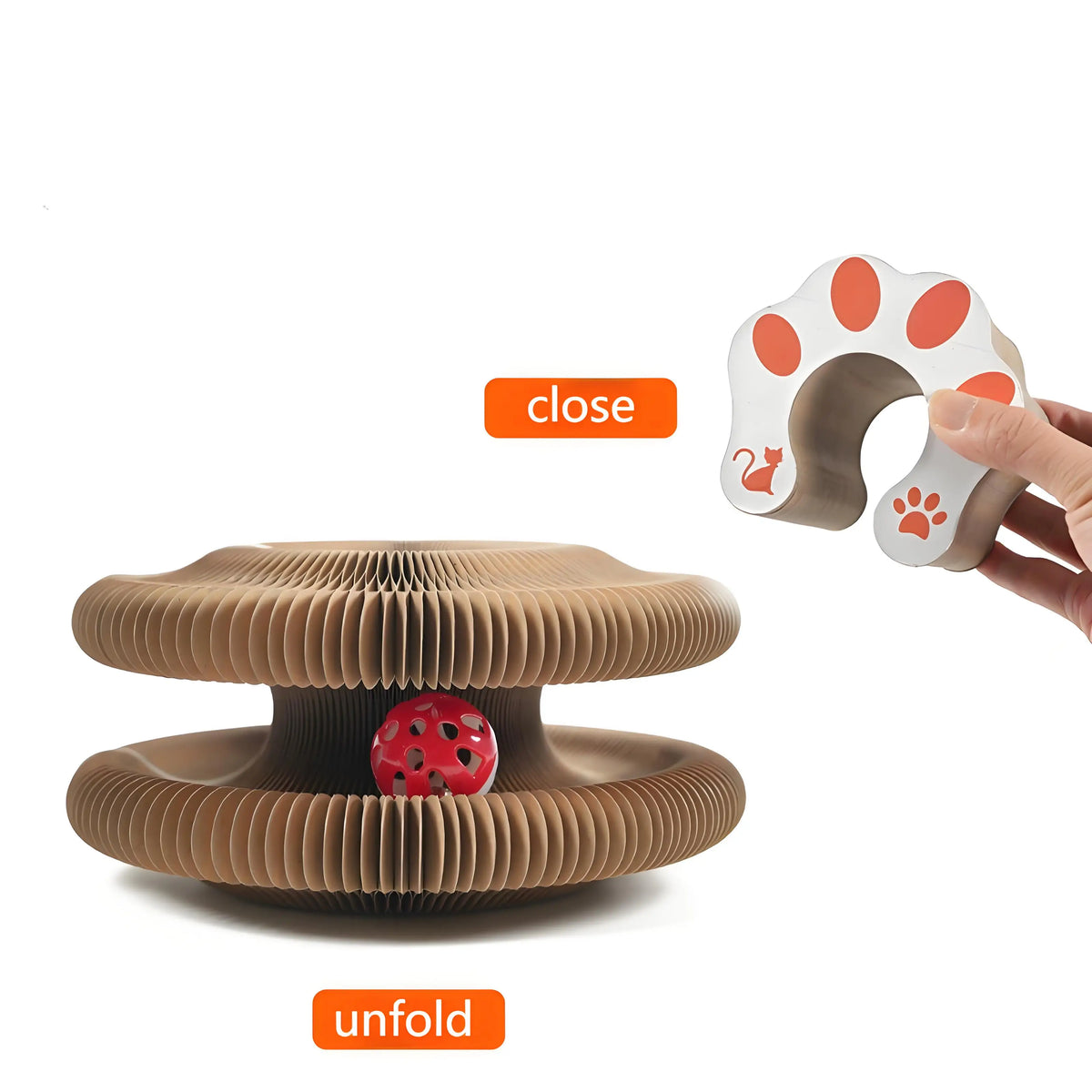 Cat Scratching Board with Bell Toy