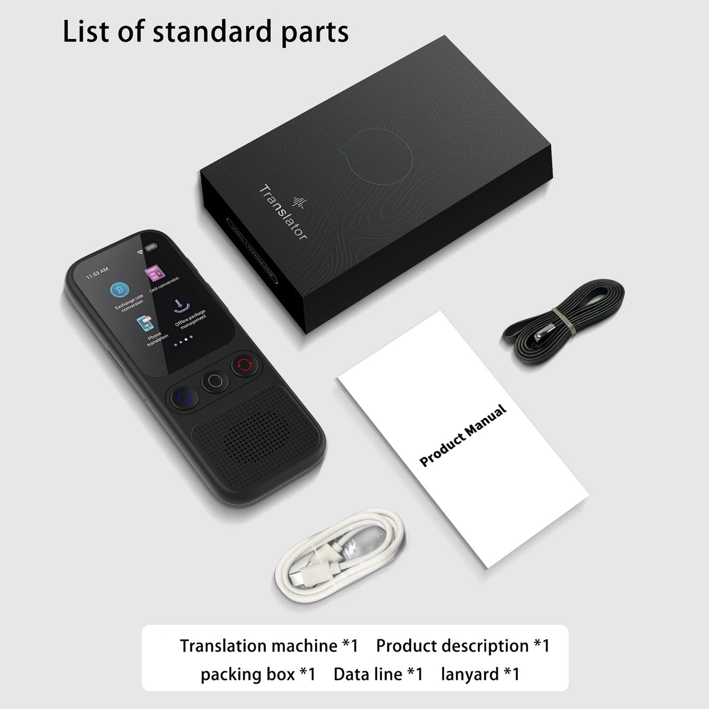 S80 Language AI Translator Device