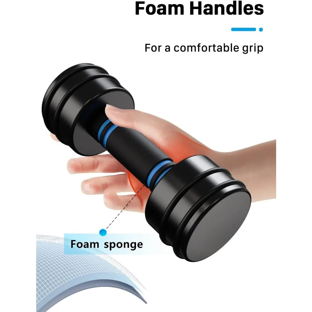 Adjustable Black Coated Weight Set
