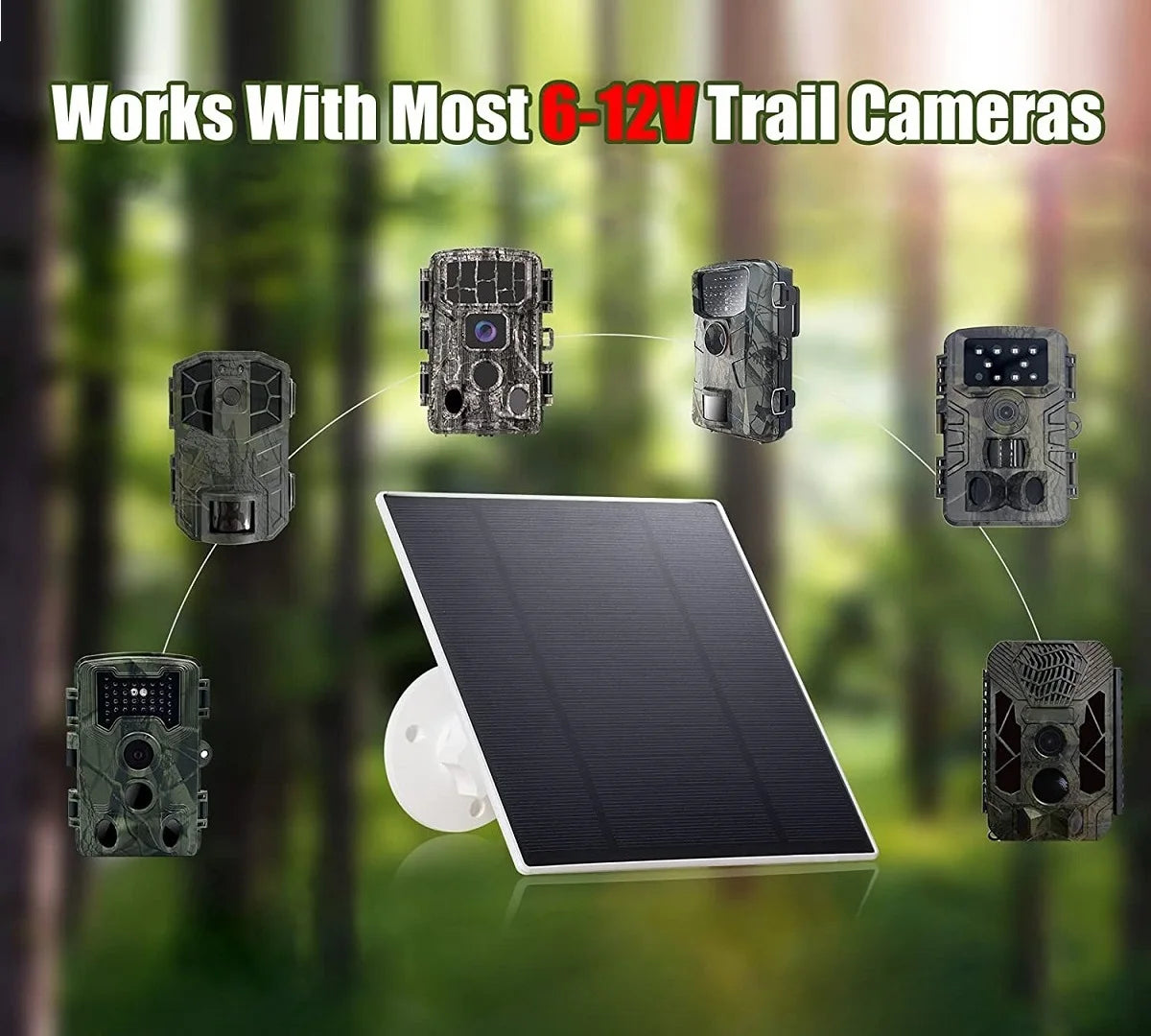 12V Mini Solar Panel for Camera