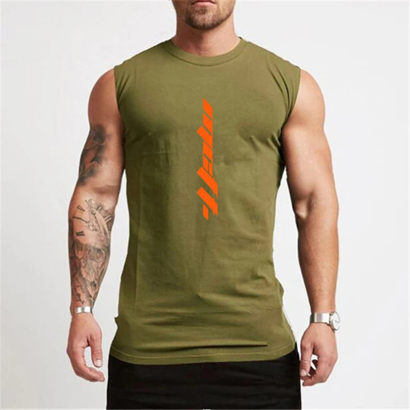 Men Summer Workout Sleeveless Shirt