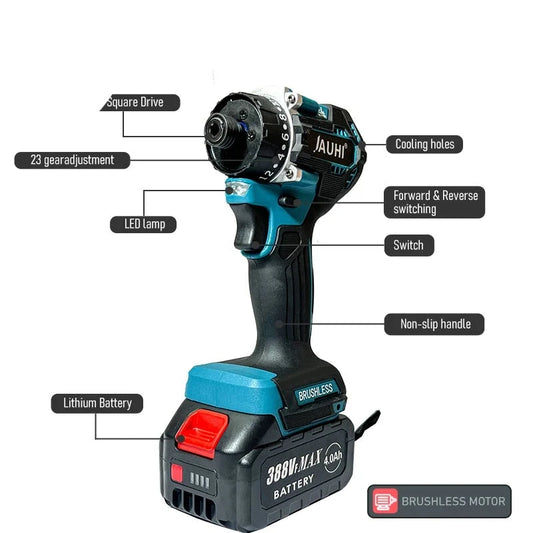 280NM 20+1 Torque Brushless Electric Screwdriver