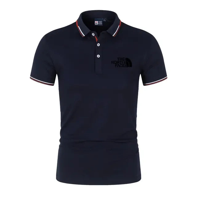 Men's Lapel Anti-pillin Polo Shirt