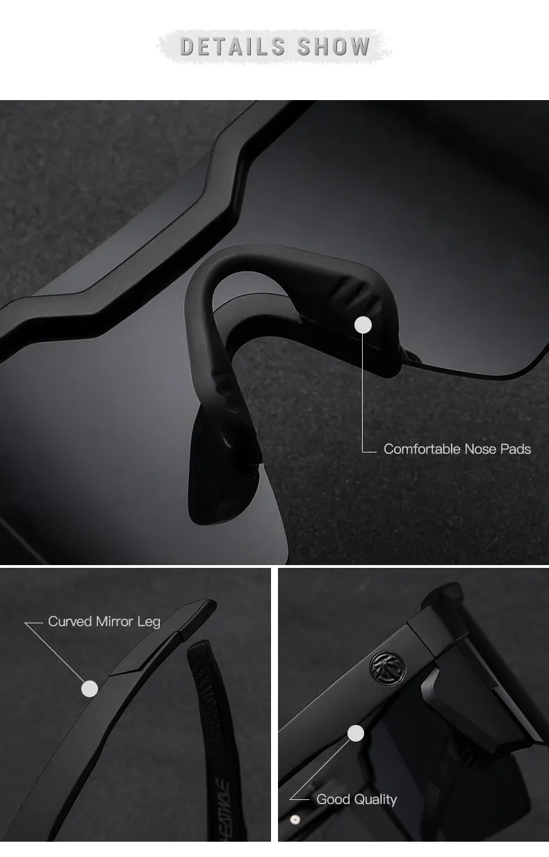 High quality luxury Heat Wave brand sunglasses